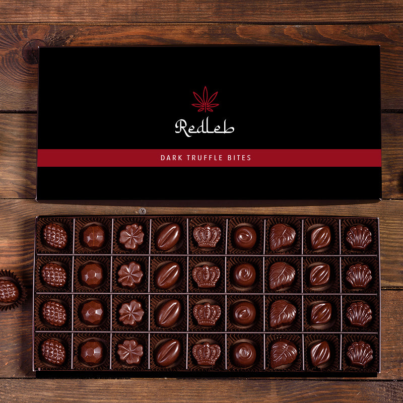 RedLeb Dark Truffle Bites with CBD